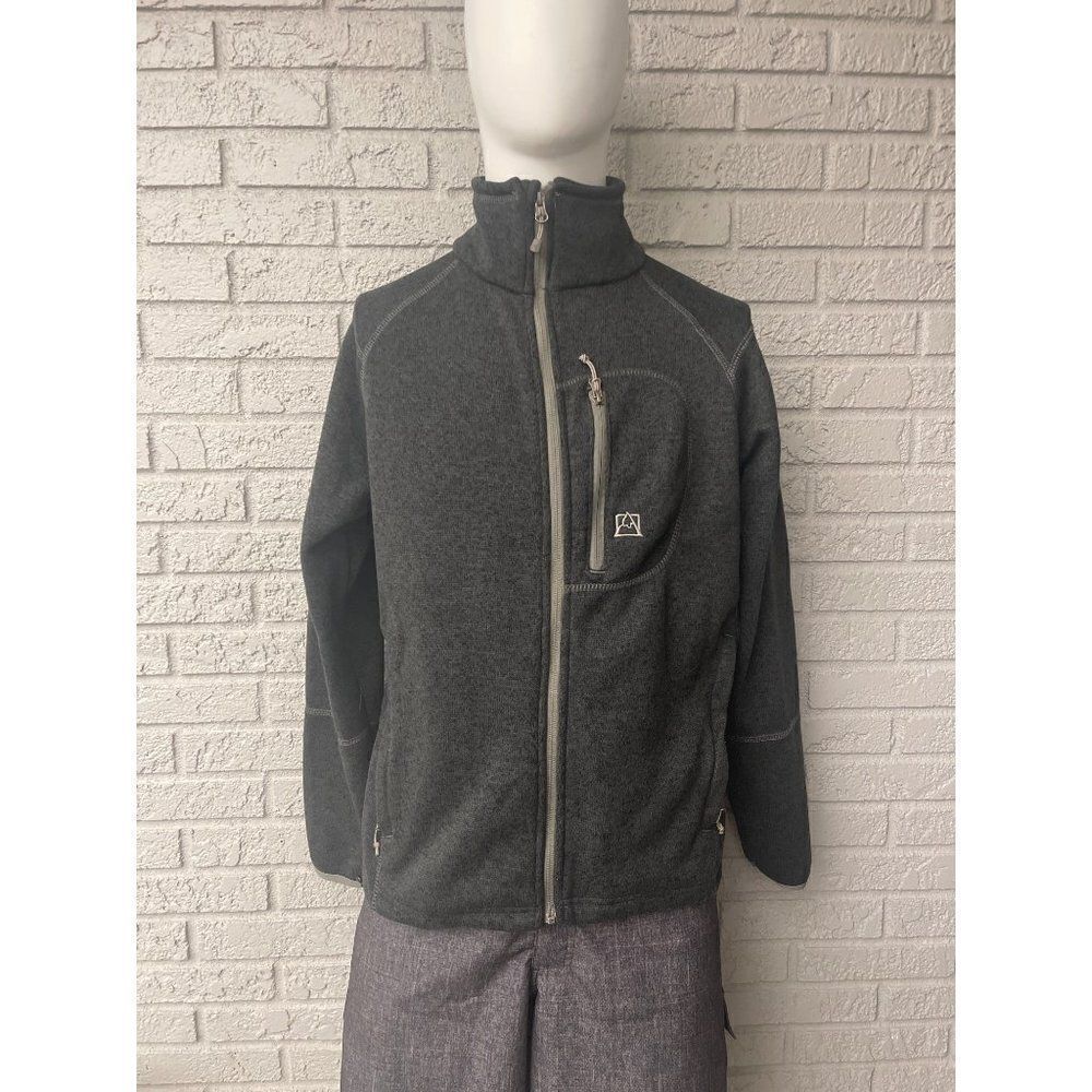 Avalanche Men’s Full Zipper Fleece Sweater Size L